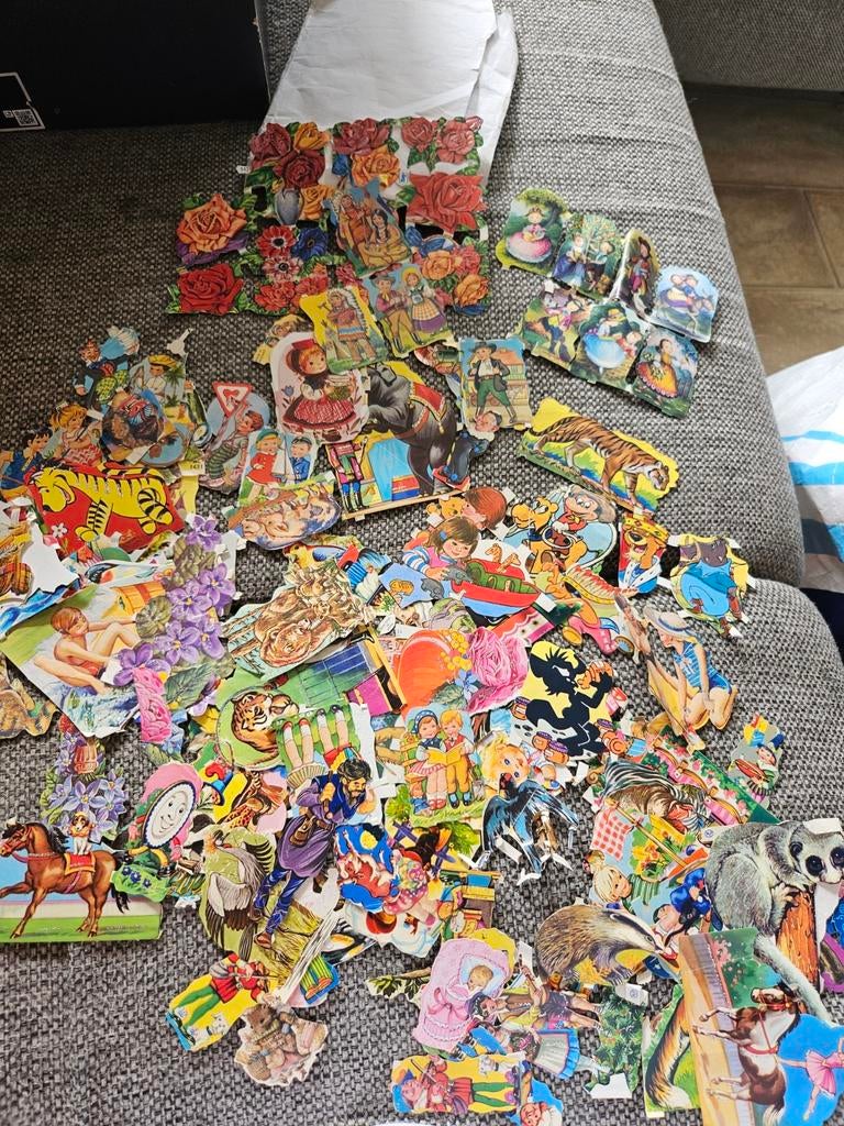 Poezie vintage plaatjes, Verzamelen, Poesieplaatjes, Ophalen of Verzenden
