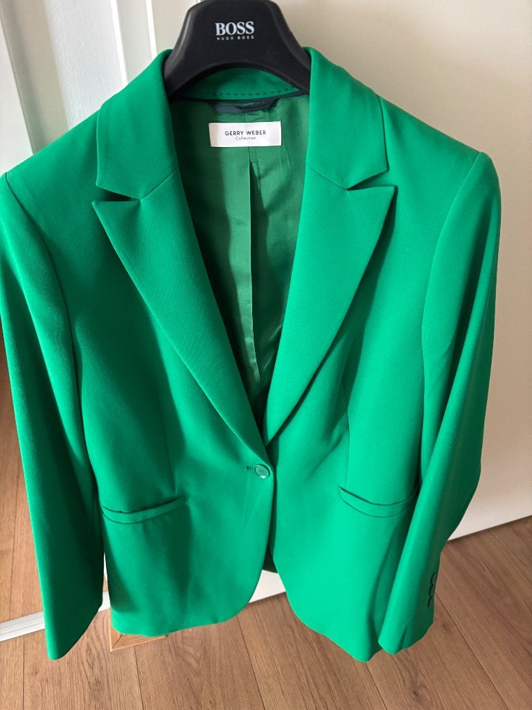 Gerry Weber blazer / colbert groen maat 44, Verzenden, Maat 42/44 (L), Zo goed als nieuw, Jasje