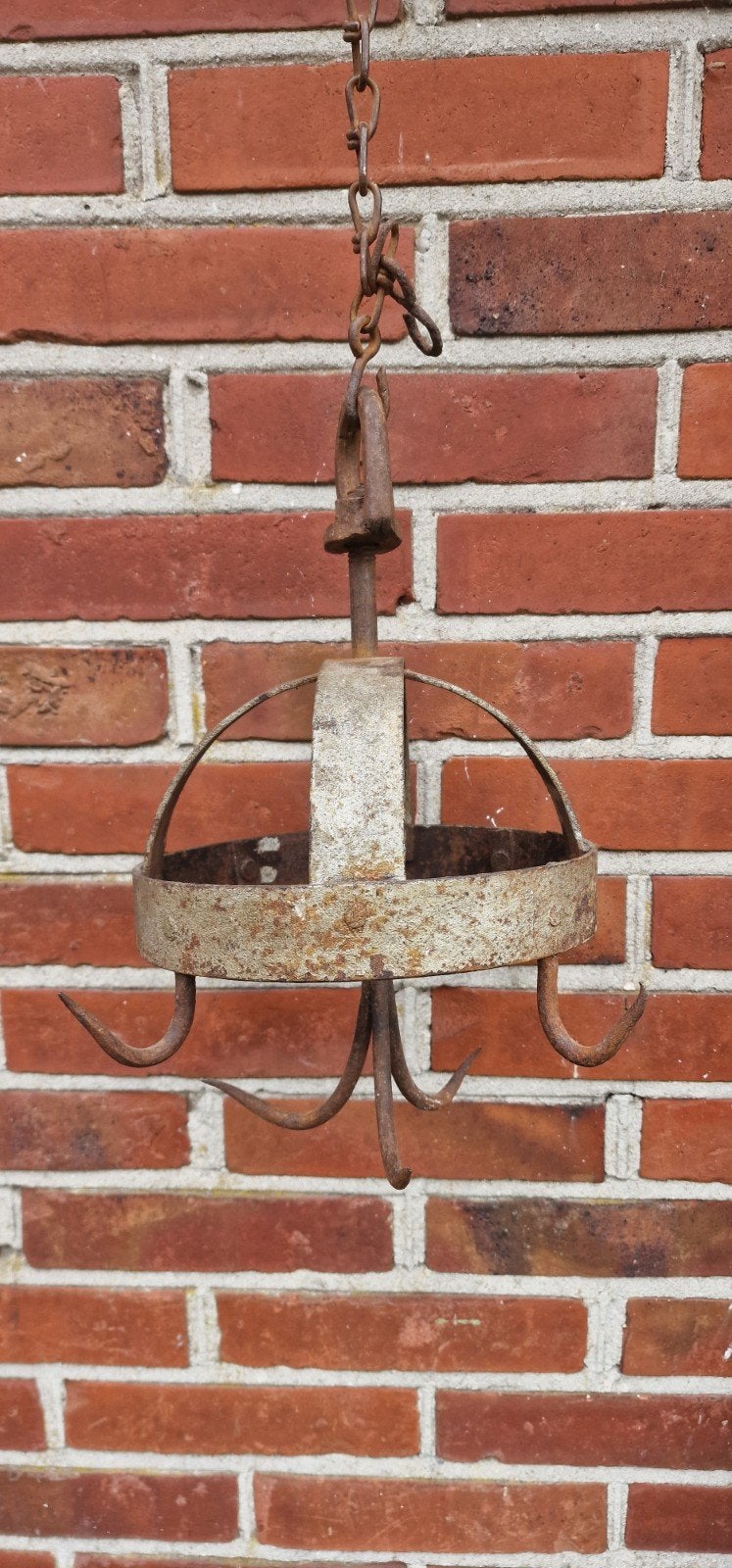 Antieke smeedijzeren Vleeshaak / wildhaak - Origineel., Ophalen of Verzenden