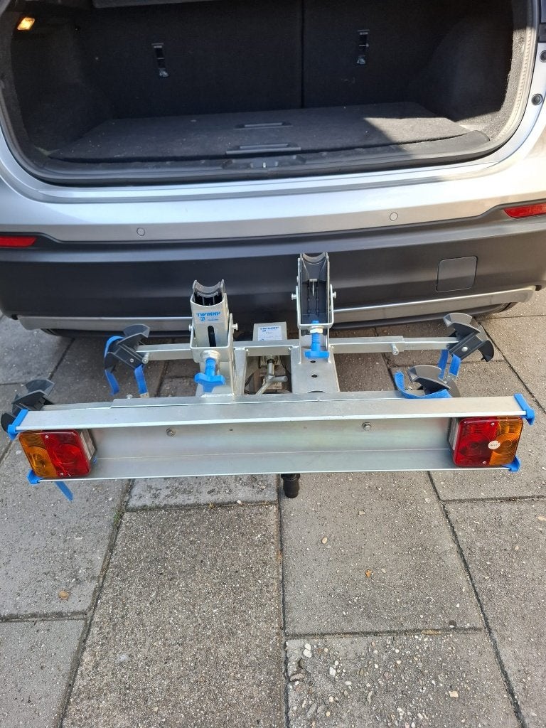 Fietsendrager, Ophalen, 2 fietsen, Gebruikt, Trekhaakdrager