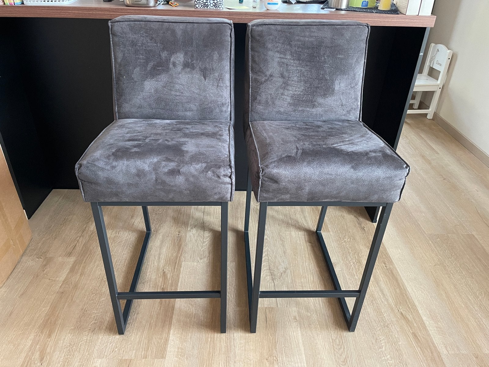 2x Barstoelen Zaragoza Piet Klerkx - Zo goed als nieuw, Met voetsteun, 60 tot 90 cm, Ophalen of Verzenden, Zo goed als nieuw