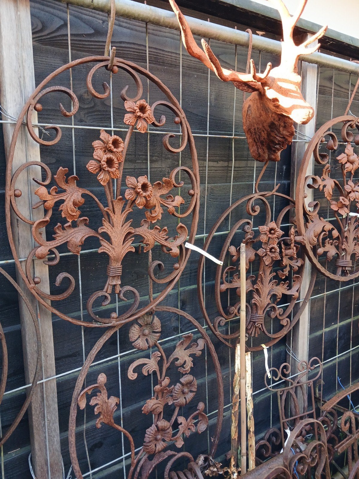 Smeedijzer ornament voor hek balustrade deurrooster sierhek, Ophalen, Nieuw