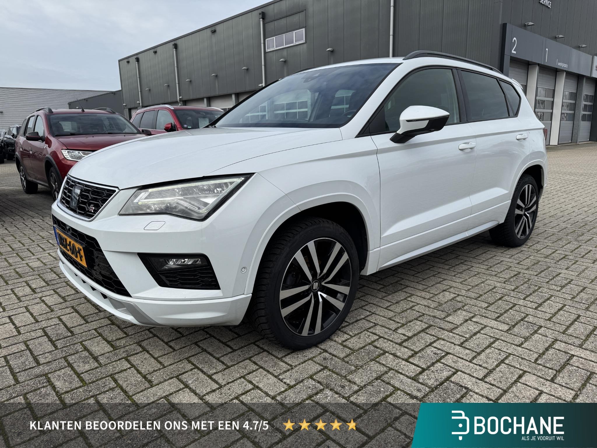 SEAT Ateca 1.5 TSI FR Intense TREKHAAK | ACC | 360* Camera |, Auto's, 4 cilinders, Wit, Bedrijf, 19 km/l