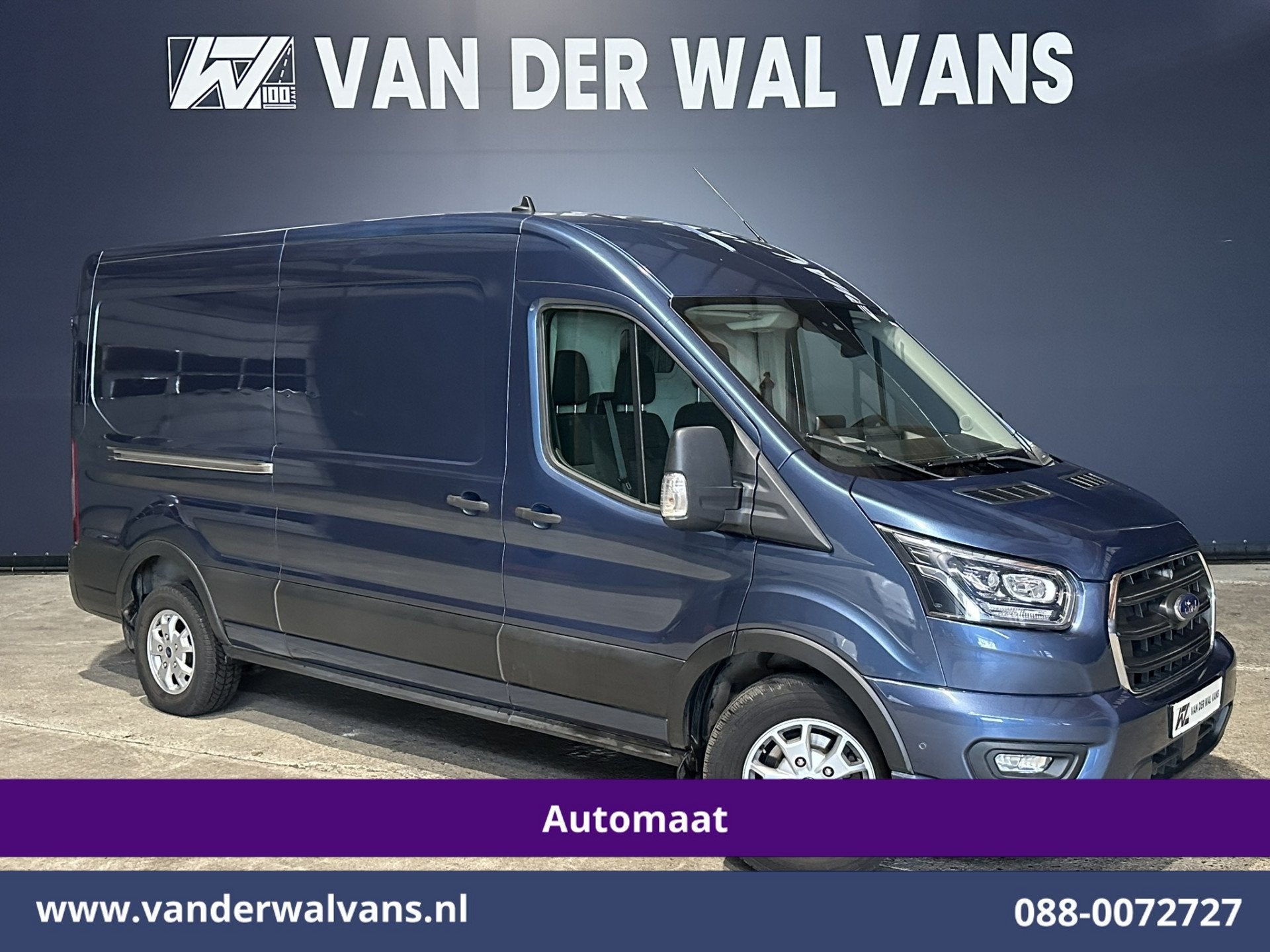Ford Transit 2.0 TDCI 185pk Automaat L3H2 Euro6 Airco | Came, Dealer onderhouden, Stof, 4 cilinders, 1850 kg