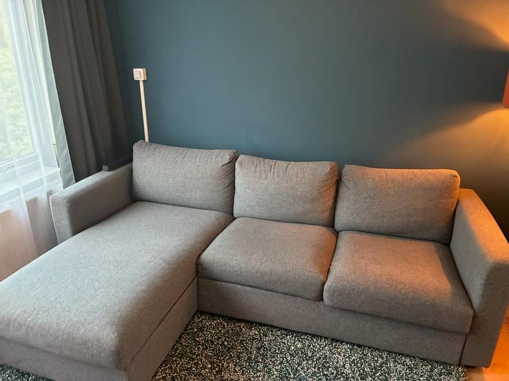 Ikea Vimle 3-zitsbank met chaise longue, Huis en Inrichting, Ophalen, 250 tot 300 cm, 100 tot 125 cm, Hoekbank