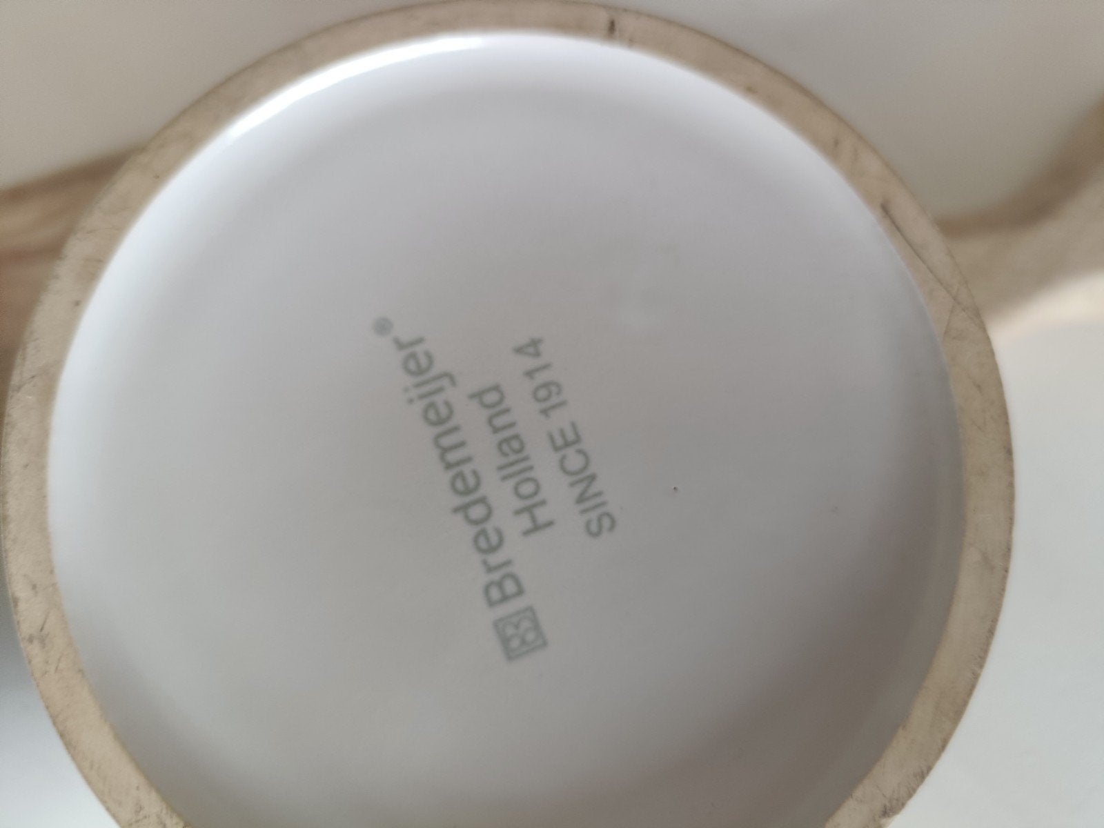 set van 2 Bredemeijer mat witte bekers, Ophalen of Verzenden, Zo goed als nieuw