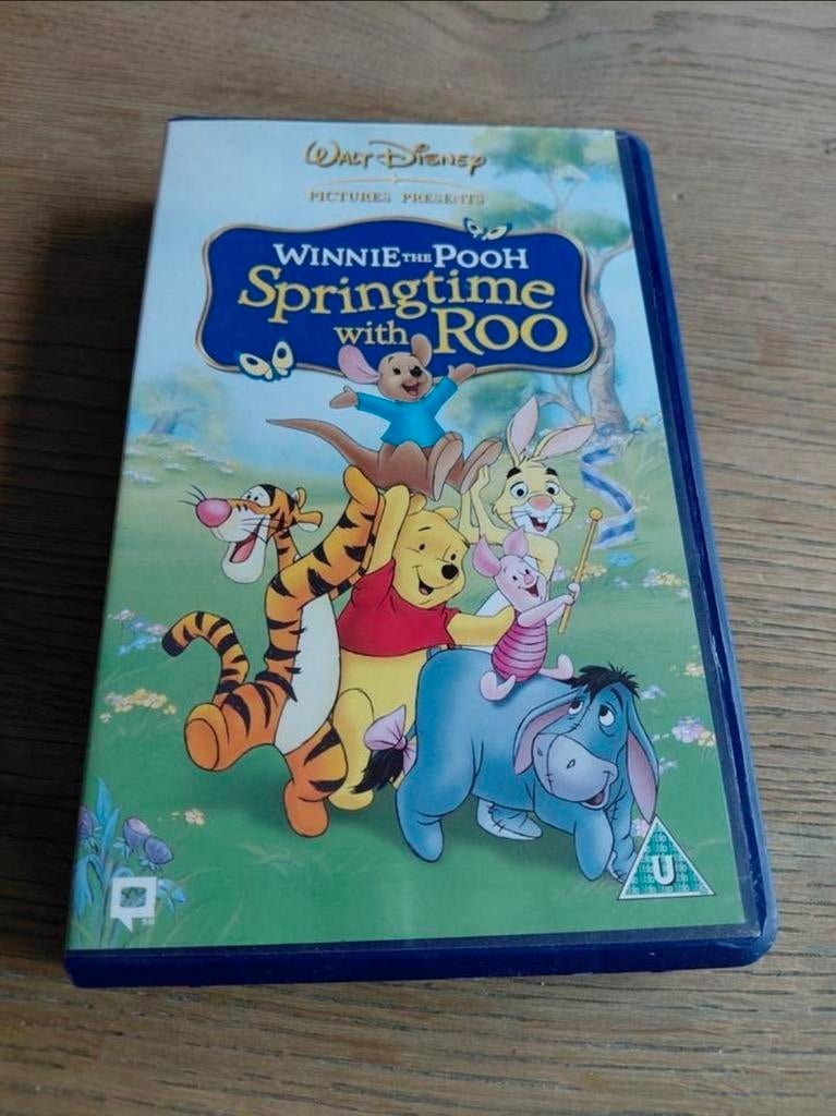 Disney Winnie Pooh. Springtime with Roo. Engelse band., Alle leeftijden, Ophalen of Verzenden, Gebruikt, Tekenfilms en Animatie