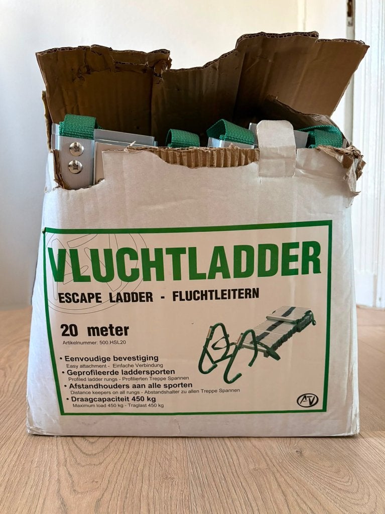 Vluchtladder ATV 20 meter, Ophalen, Nieuw, Ladder, Opvouwbaar of Inschuifbaar