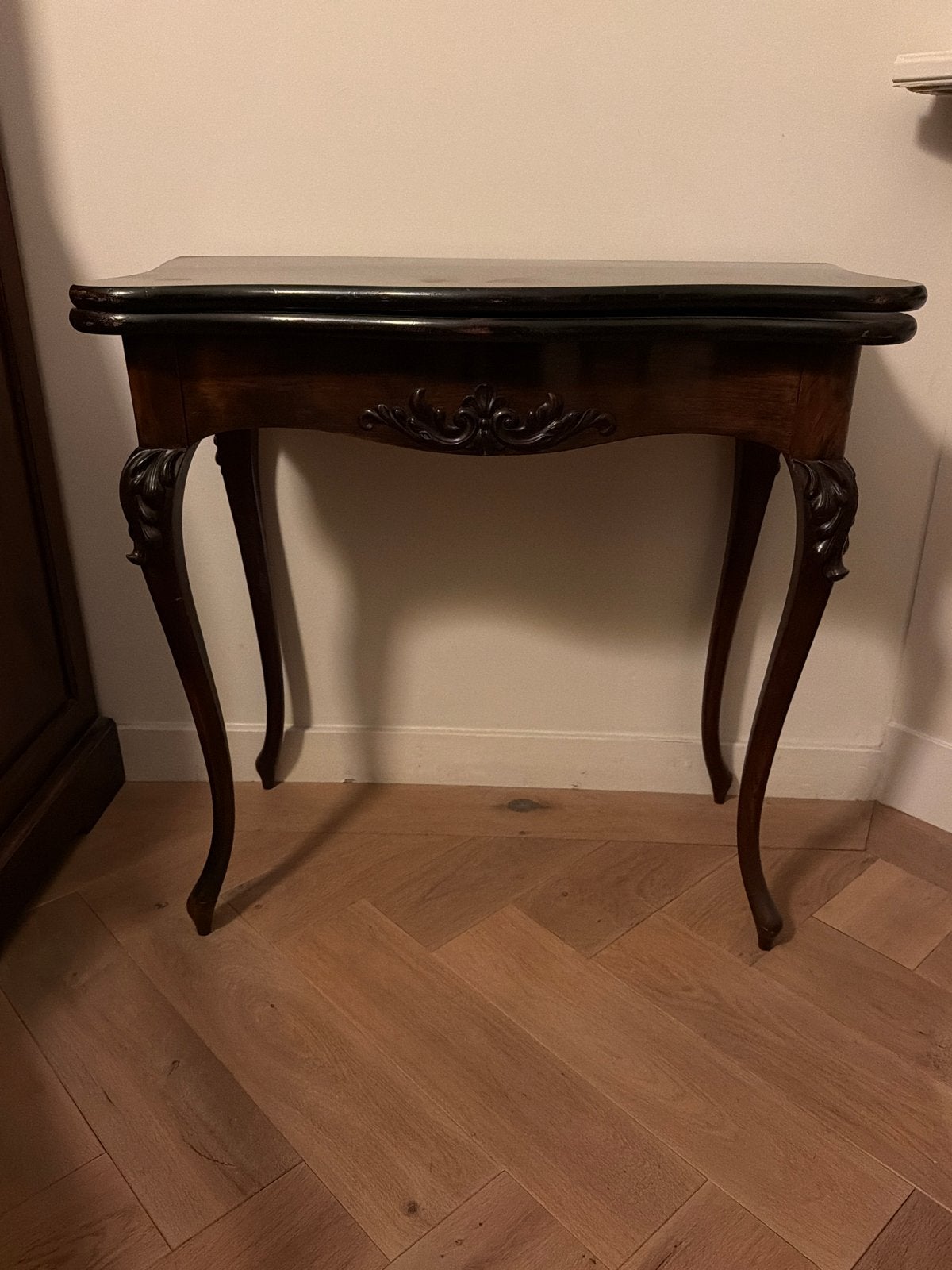 Antieke bridge tafel, Antiek en Kunst, Ophalen