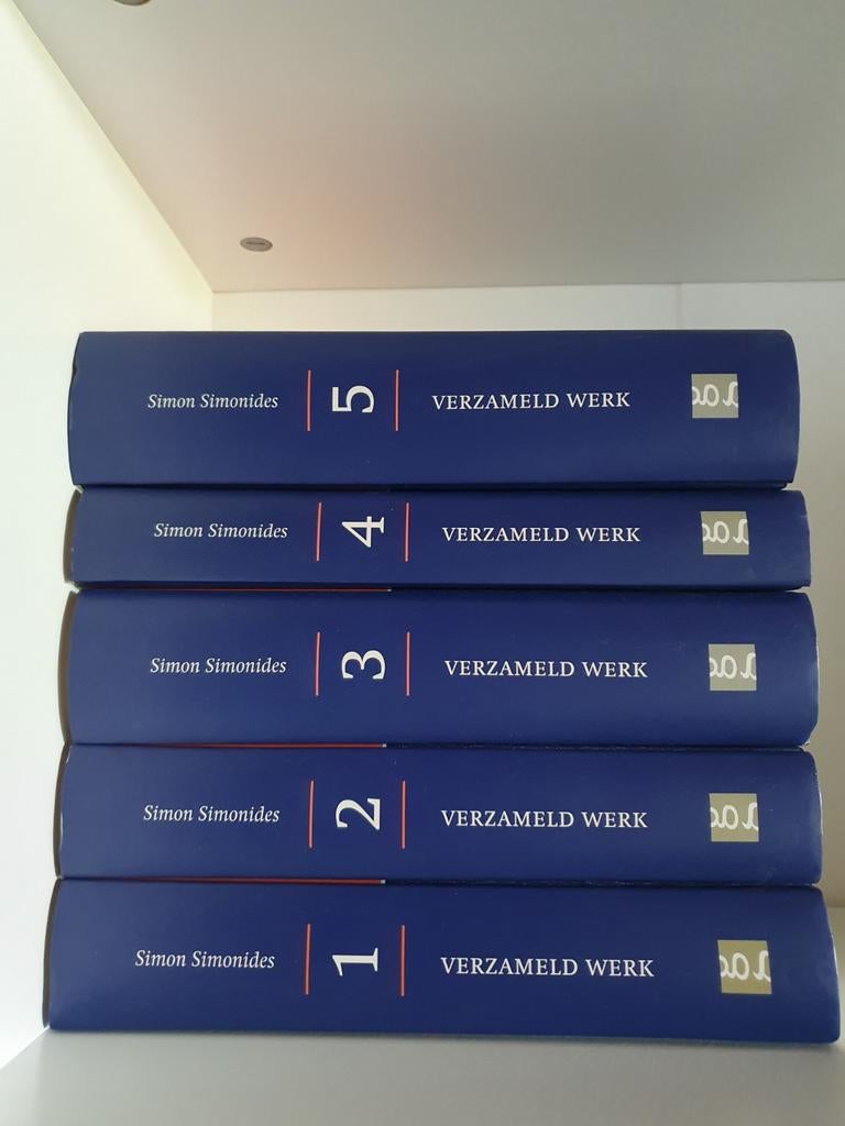 Simon Simonides - Verzameld Werk (5 delen), Ophalen of Verzenden, Gelezen, Simon Simonides