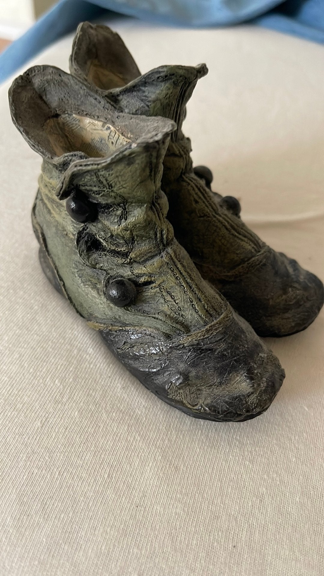 Brocante oude schoentjes van steen!!, Ophalen
