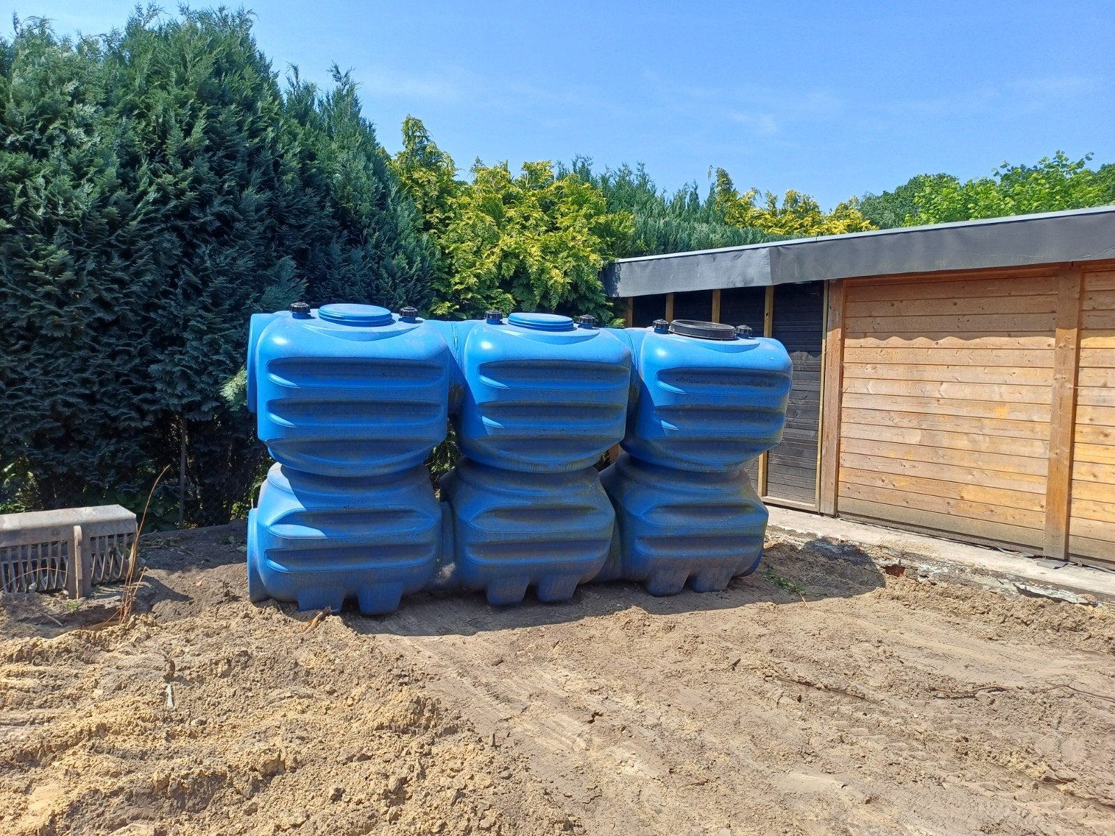 Tank 6000l, Tuin en Terras, Regentonnen, 150 liter of meer, Ophalen, Gebruikt, Kunststof