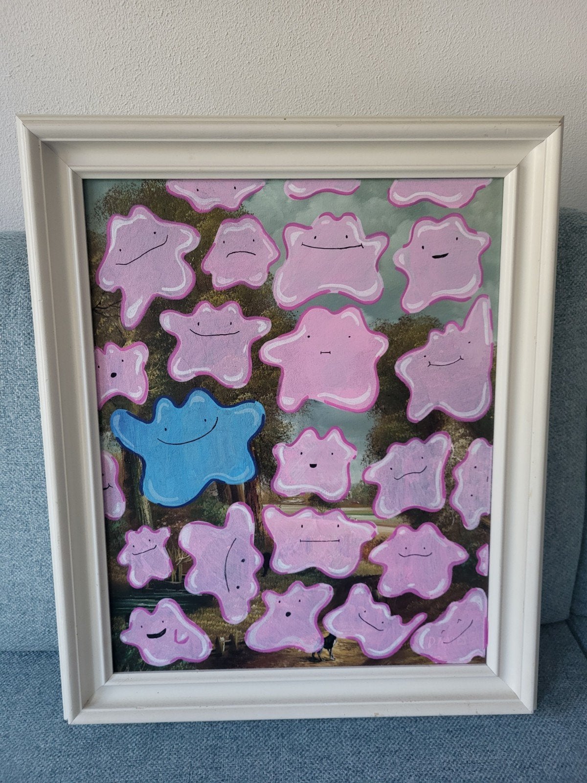 Pokemon schilderij Dito, Ophalen of Verzenden