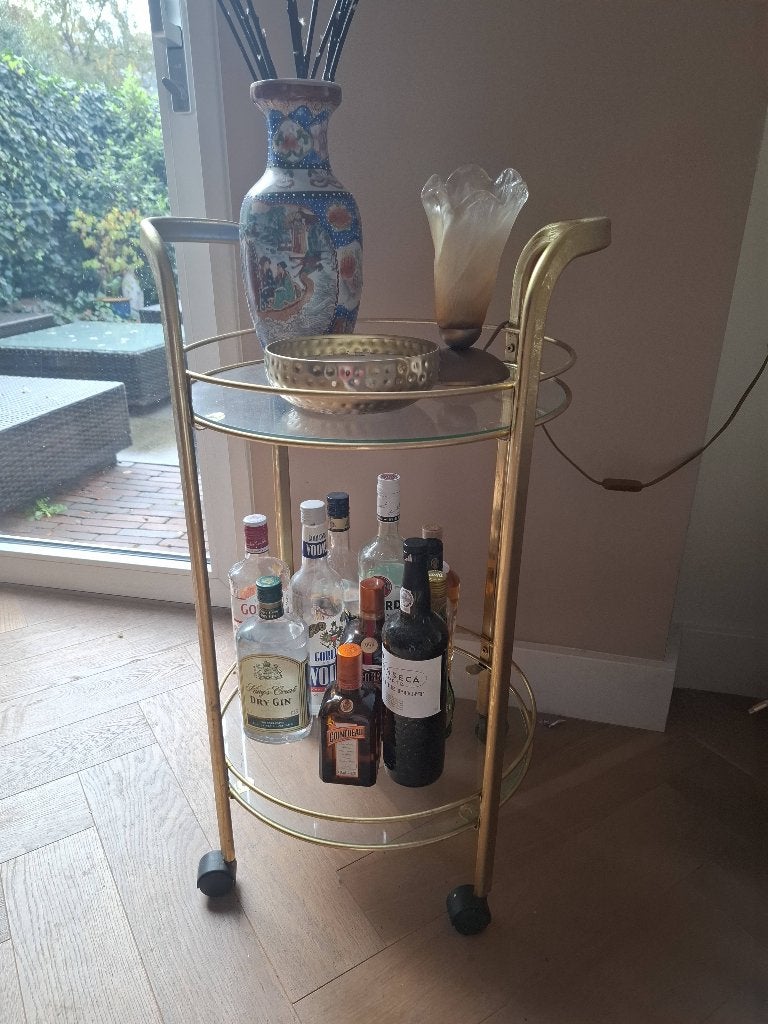 Vintage bar wagen, Ophalen, Gebruikt