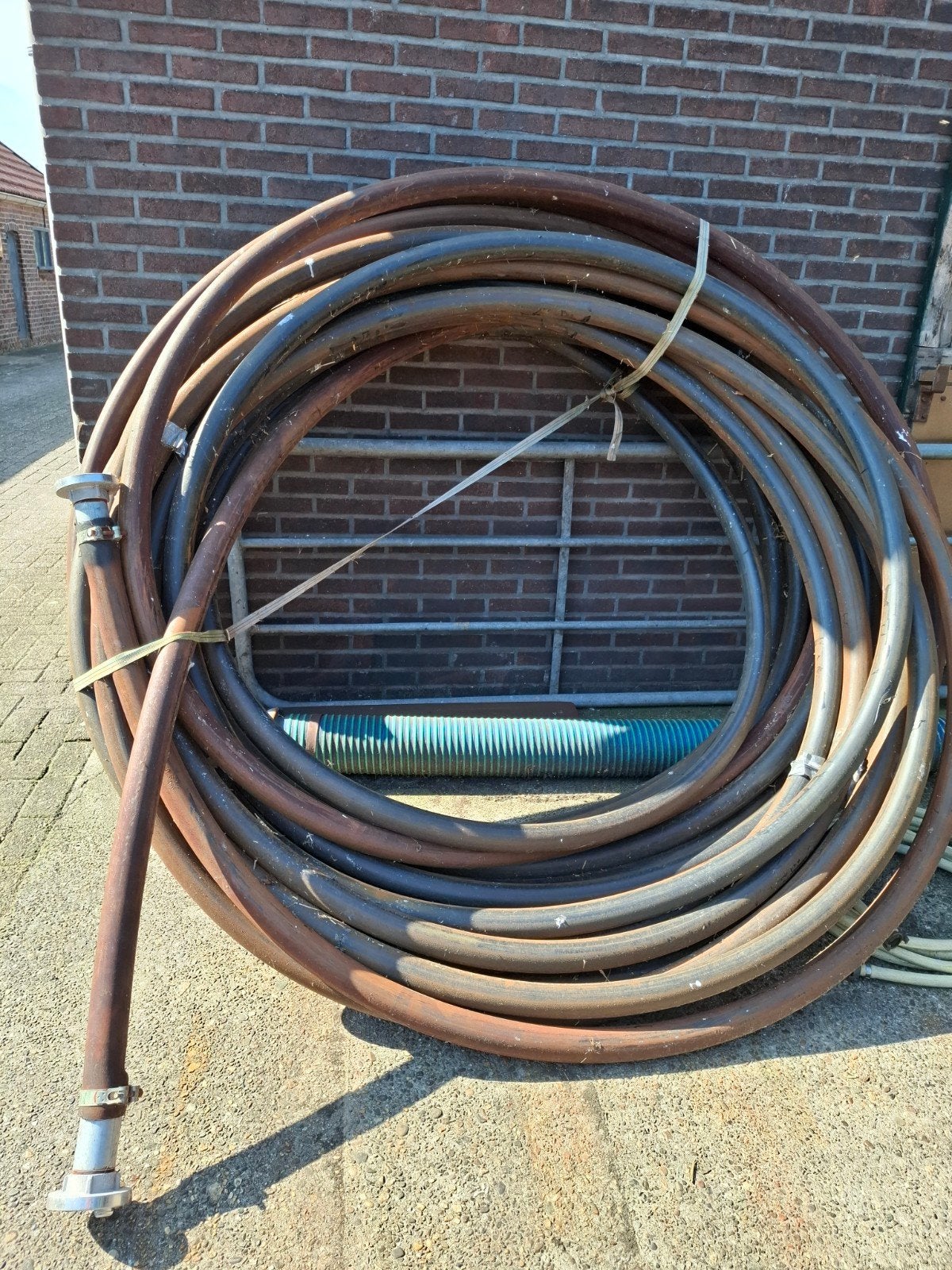 Hoge drukslang met koppeling - Gebruikt, Ophalen, Gebruikt, Overige materialen, 6 meter of meer