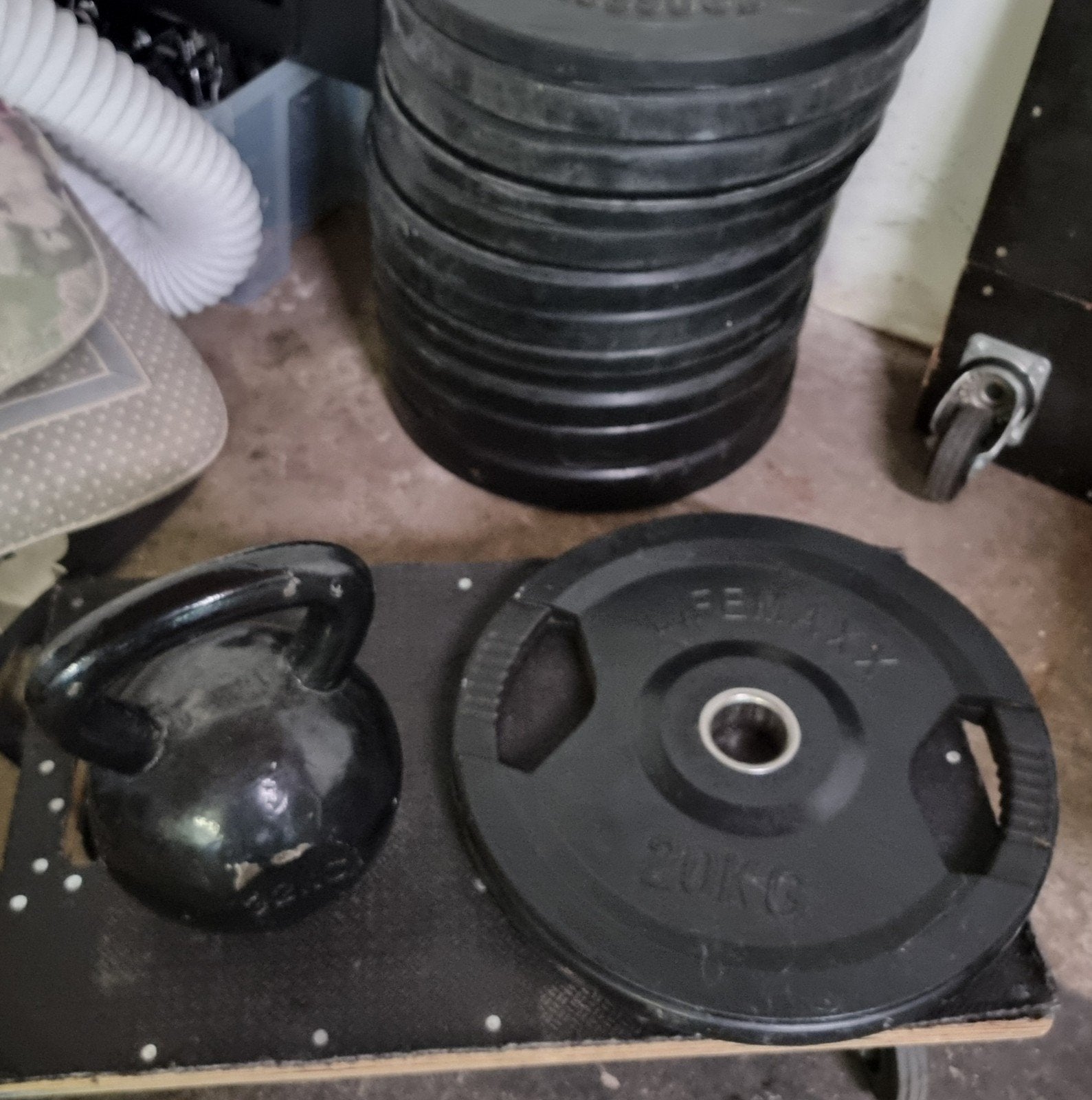 Kettlebell 32 kg en Life Maxx gewicht 20 kg, Ophalen, Kettlebell