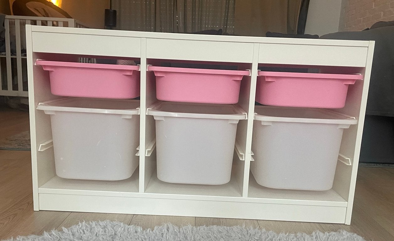 IKEA TROFAST Opbergkast met 6 Bakken - Zo goed als nieuw, Kast, Zo goed als nieuw, 75 tot 100 cm, Minder dan 50 cm