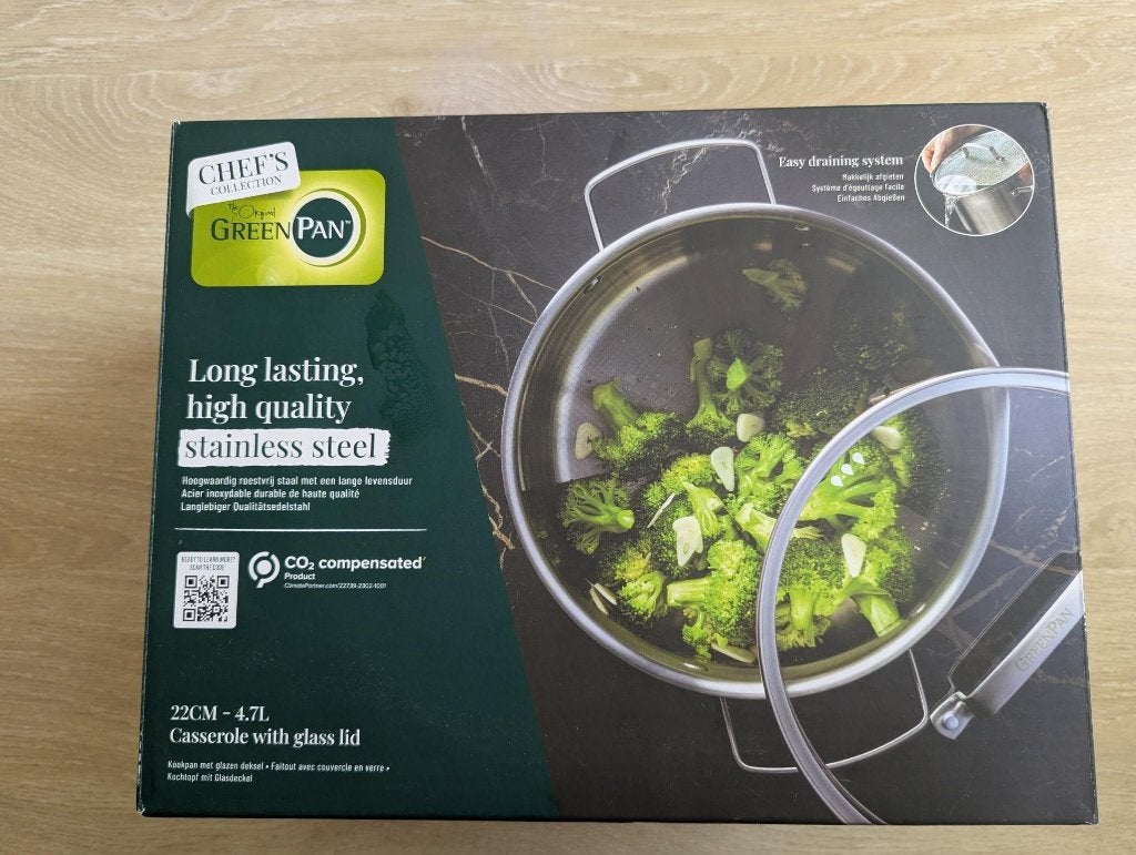 green pan chefs collection, Nieuw, Ophalen of Verzenden, GreenPan, Overige materialen
