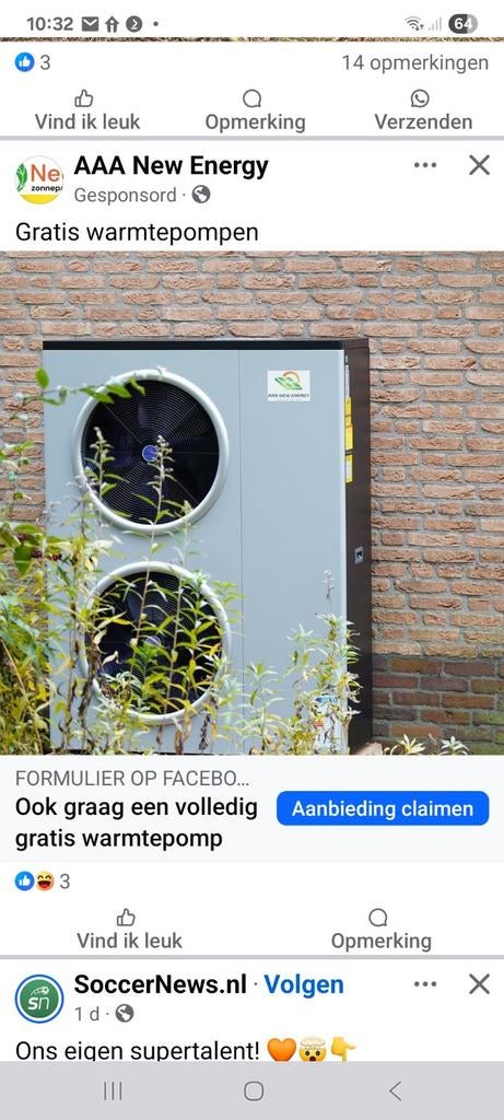 Warmtepomp monoblok, Doe-het-zelf en Verbouw, Overige Doe-het-zelf en Verbouw, Nieuw, Ophalen of Verzenden