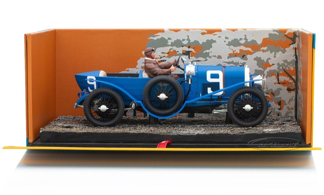 Chenard&Walcker N9 Le mans 1923 + coureur. 1/18, Ophalen of Verzenden, Zo goed als nieuw, Auto, Overige merken
