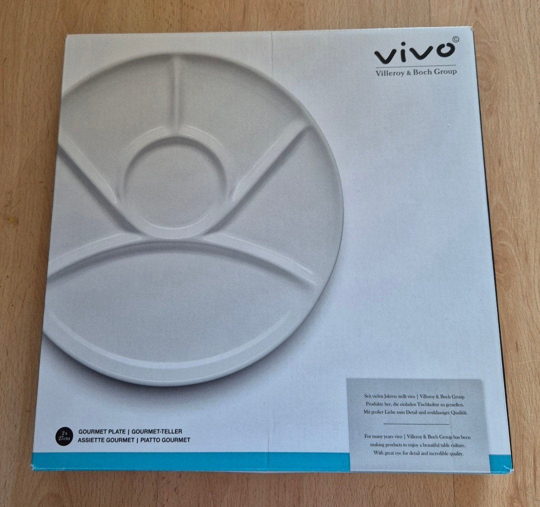 Vivo 2 gourmet borden, Nieuw, Ophalen of Verzenden, Bord(en), Overige stijlen