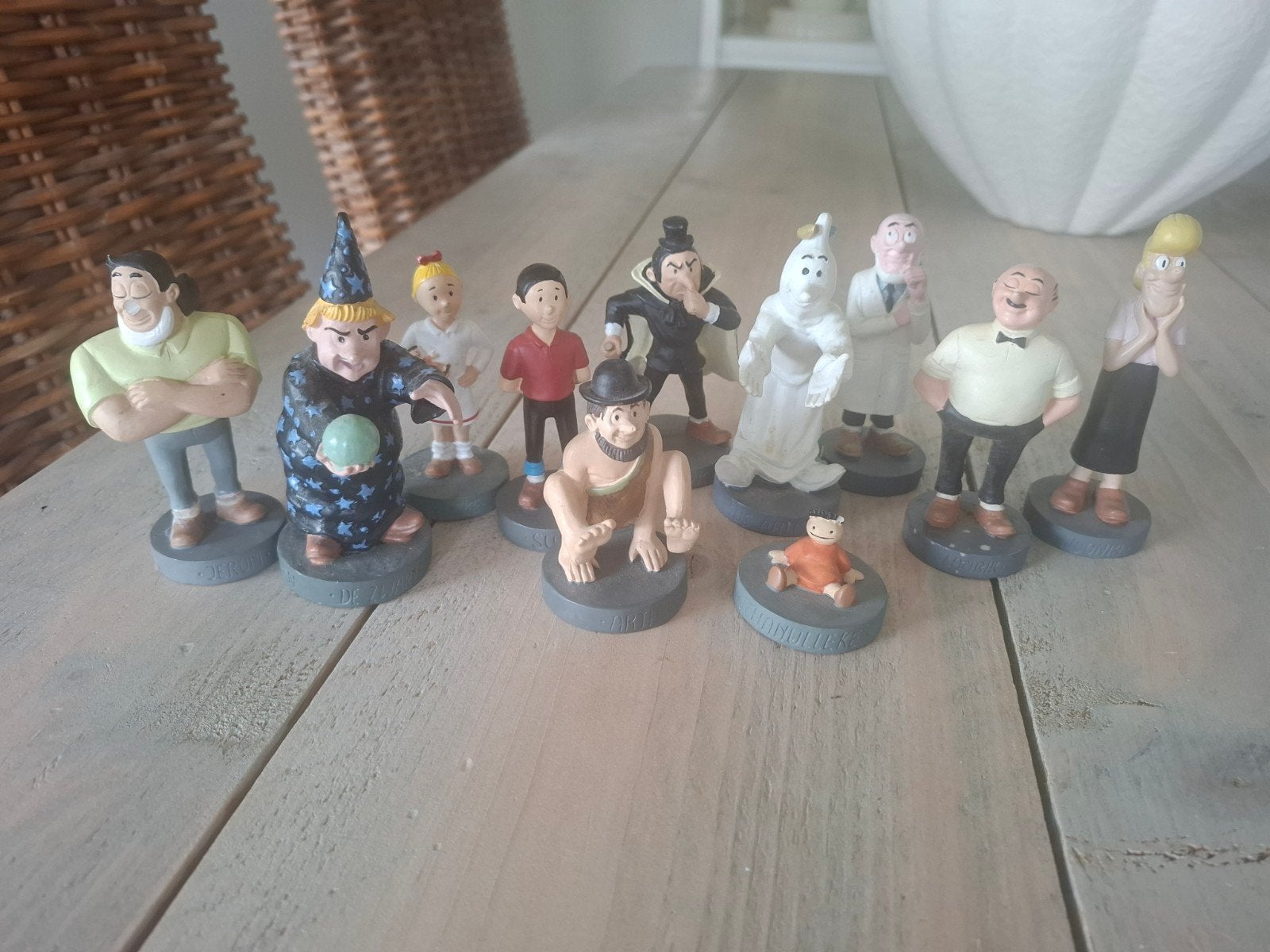 Collectie Kuifje beeldjes - diverse karakters, Ophalen of Verzenden, Gebruikt