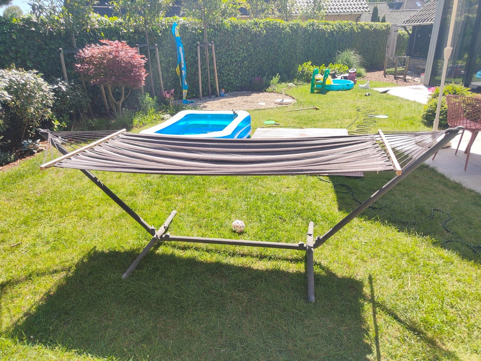 Heerlijke hangmat!, Ophalen