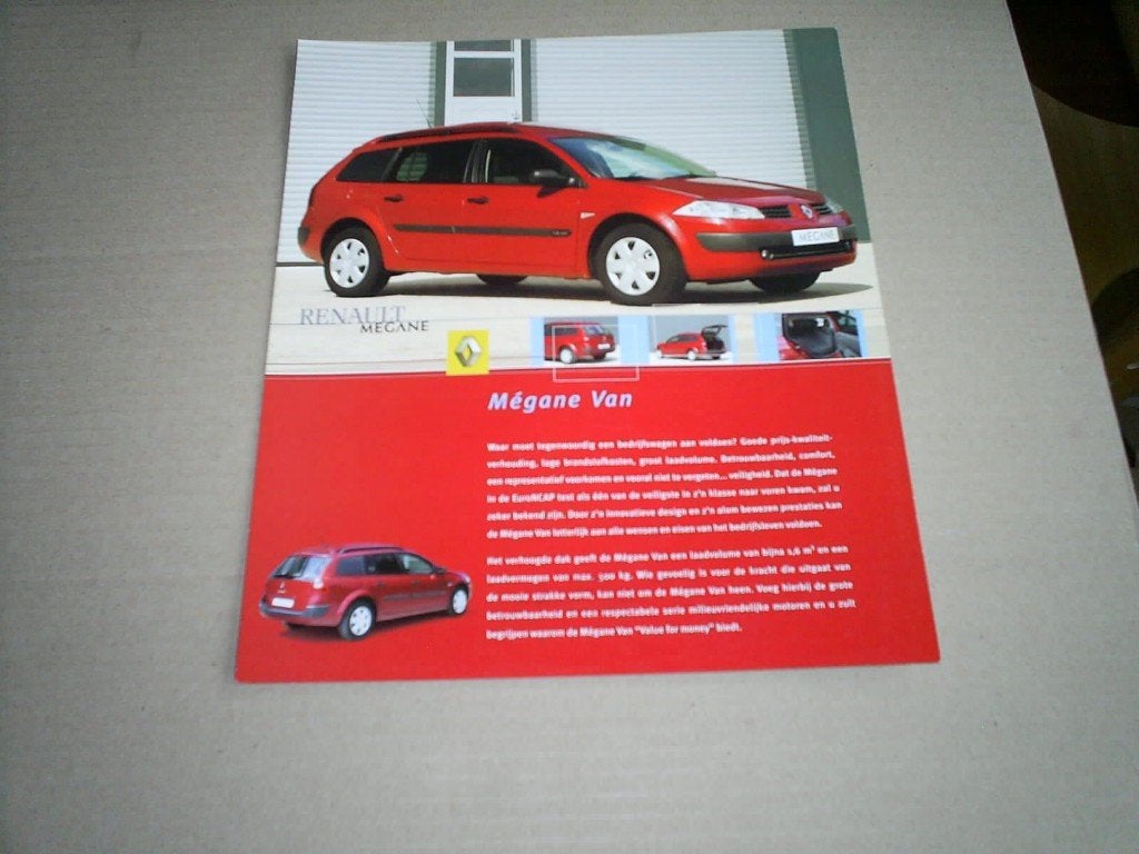 Renault Megane Van [ 2003 ], Ophalen of Verzenden, Zo goed als nieuw, Renault