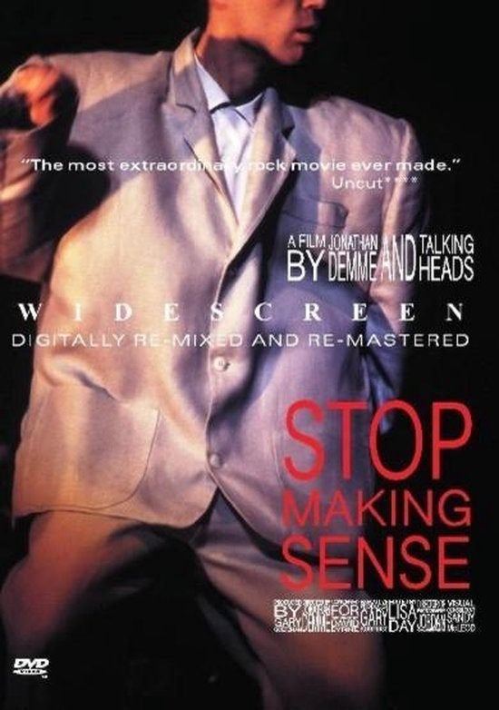 Stop Making Sense (concert film), Alle leeftijden, Ophalen of Verzenden, Zo goed als nieuw, Concert