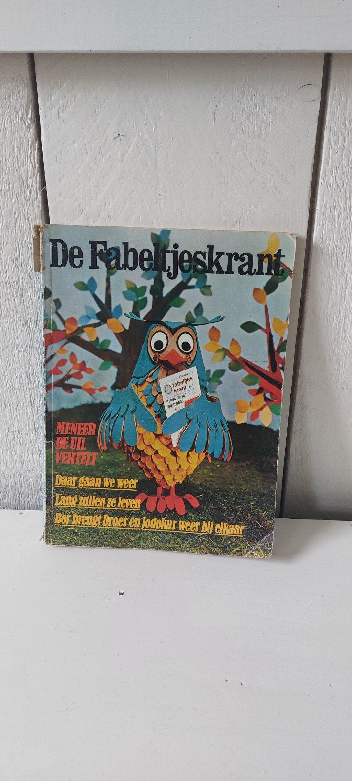 Fabeltjeskrant boekje  vintage boekje meneer de Uil 60's, Verzamelen, Ophalen of Verzenden, Gebruikt
