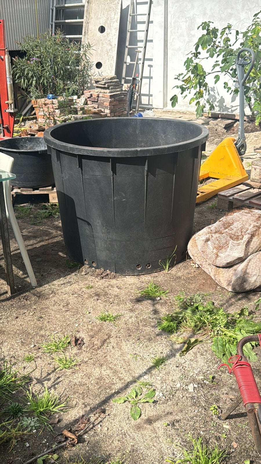 Plantenkuip, plantenpot, bomenkuip, Tuin en Terras, Ophalen, Zo goed als nieuw, Rond, Kunststof