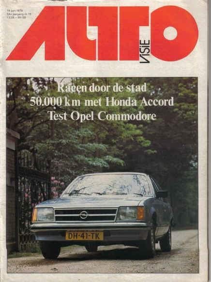Autovisie 12 1979 : Opel Commodore - Land Rover V8 - Fiat, Ophalen of Verzenden, Gelezen, Algemeen