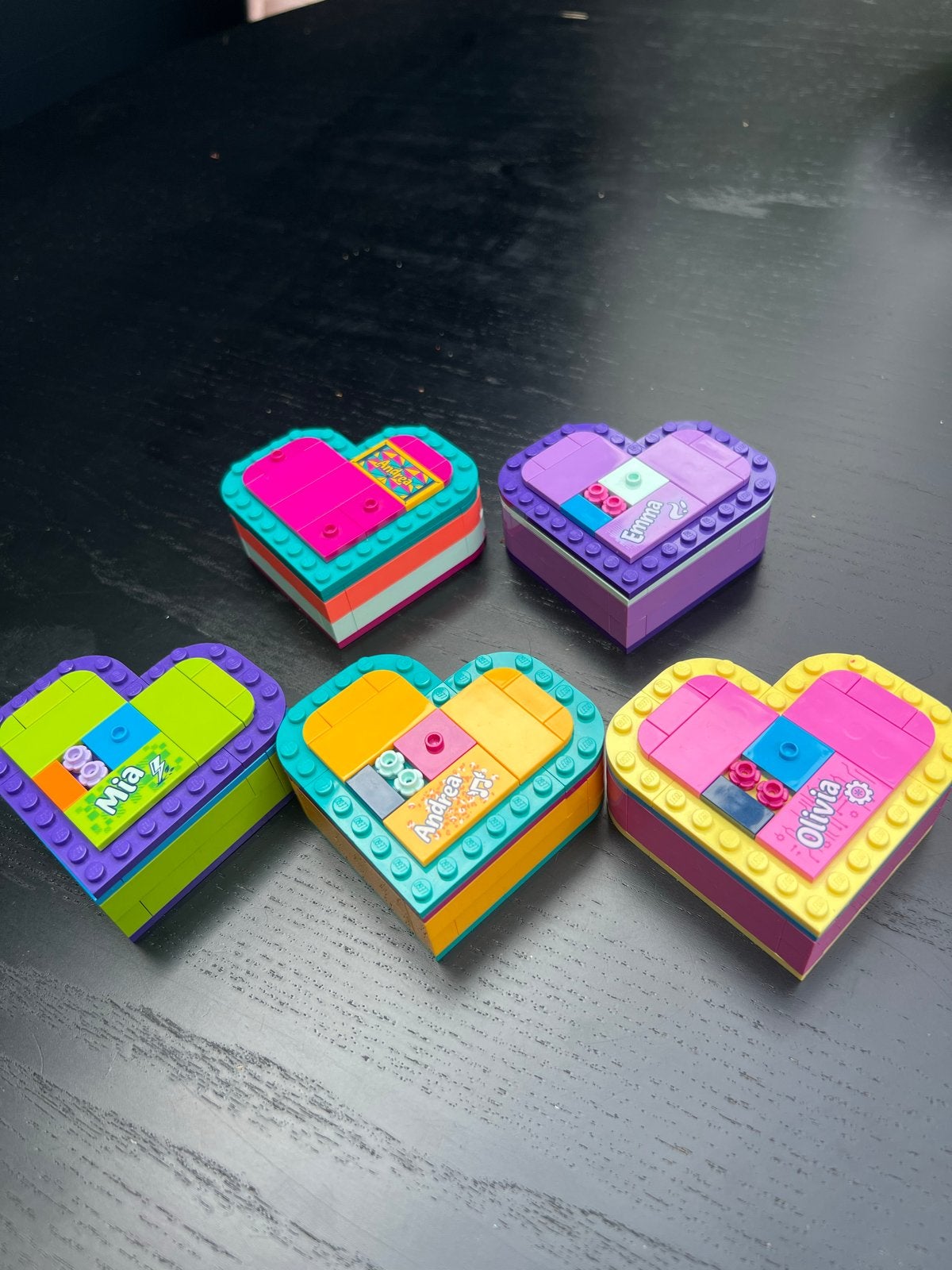 LEGO Friends Hartendoosjes Collectie (5 stuks), Ophalen of Verzenden, Zo goed als nieuw, Overige merken