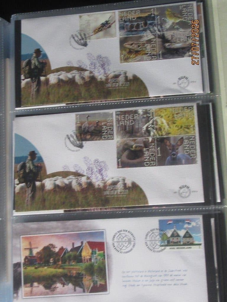 Nico Nederland FDC Jaar 2021 Blanco, Postzegels en Munten, Ophalen of Verzenden, Onbeschreven, Nederland