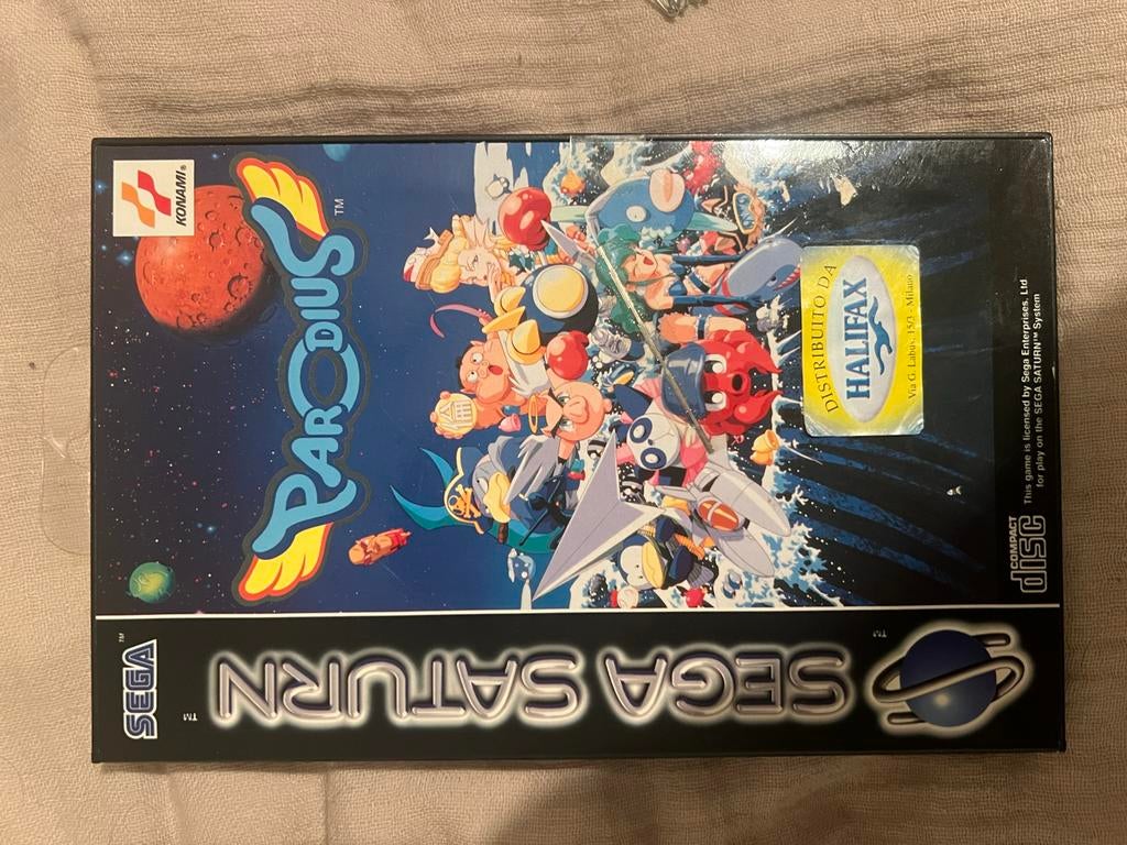 Parodius Sega Saturn - Klassieke Shoot 'em up!, Spelcomputers en Games, Games | Sega, Gebruikt, Shooter, 2 spelers, Eén computer