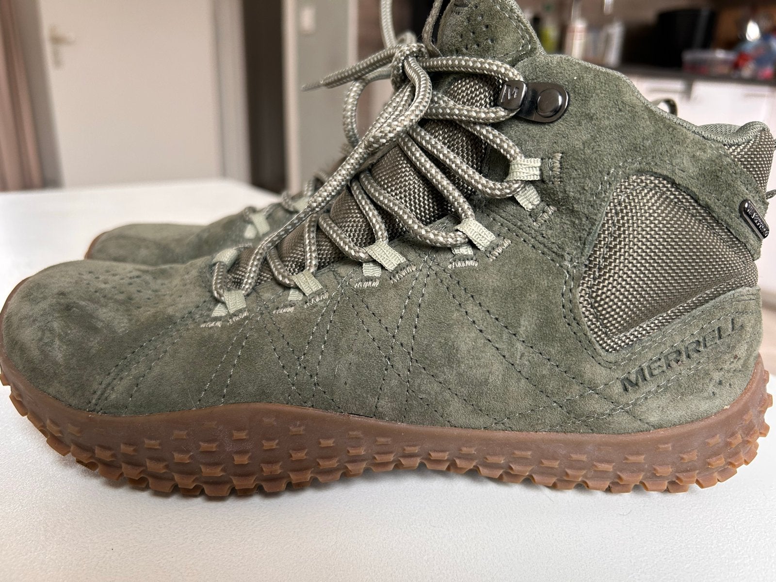 Merrell Barefoot Wrapt Mid Wandelschoenen - Zo goed als, Ophalen of Verzenden, Zo goed als nieuw, Schoenen