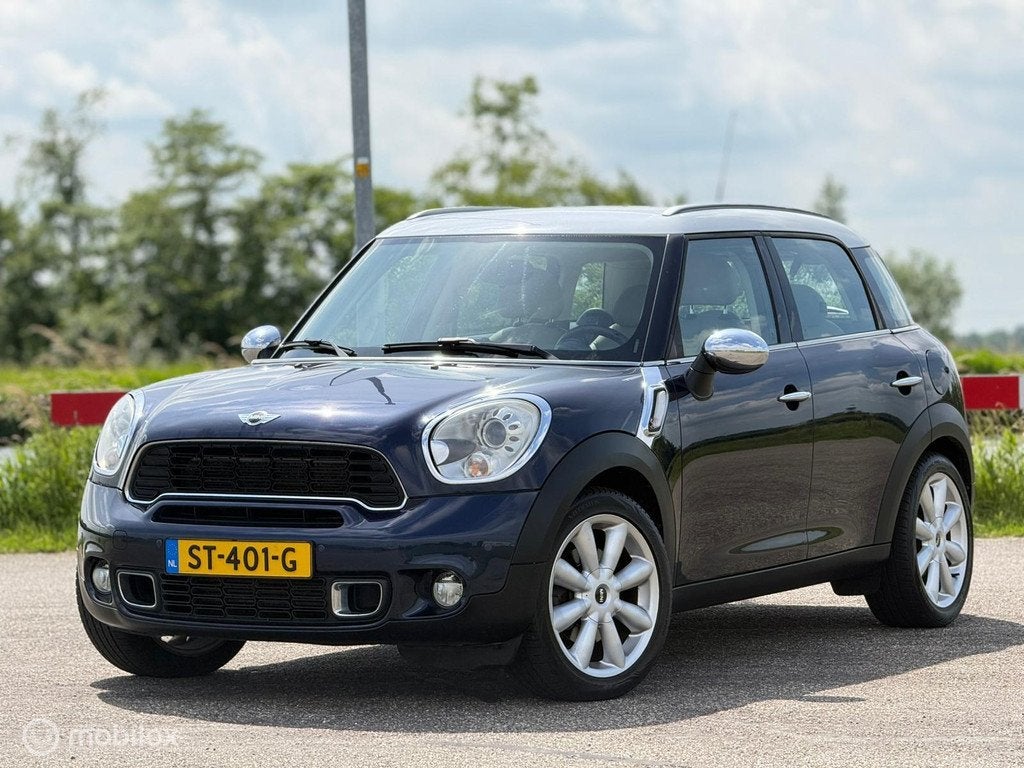 Mini Countryman 1.6 Cooper S, Xenon Automaat, Leer !, Auto's, Euro 5, Gebruikt, Blauw, 14 km/l