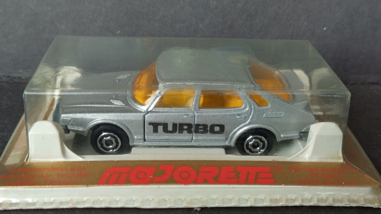 Saab 900 Turbo zilver  1:60 Majorette Pol, France, Auto, ., Nieuw