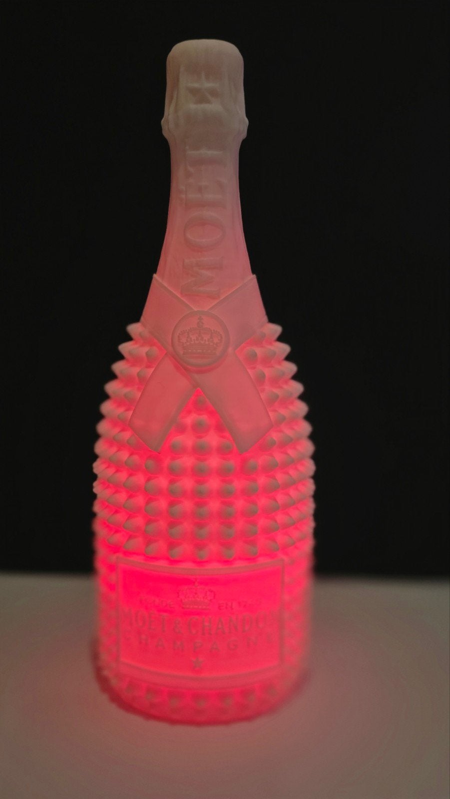 Moët & Chandon LED fles lamp met afstandsbediening, Overige merken, Kunststof, Meerkleurig, Overige fittingen