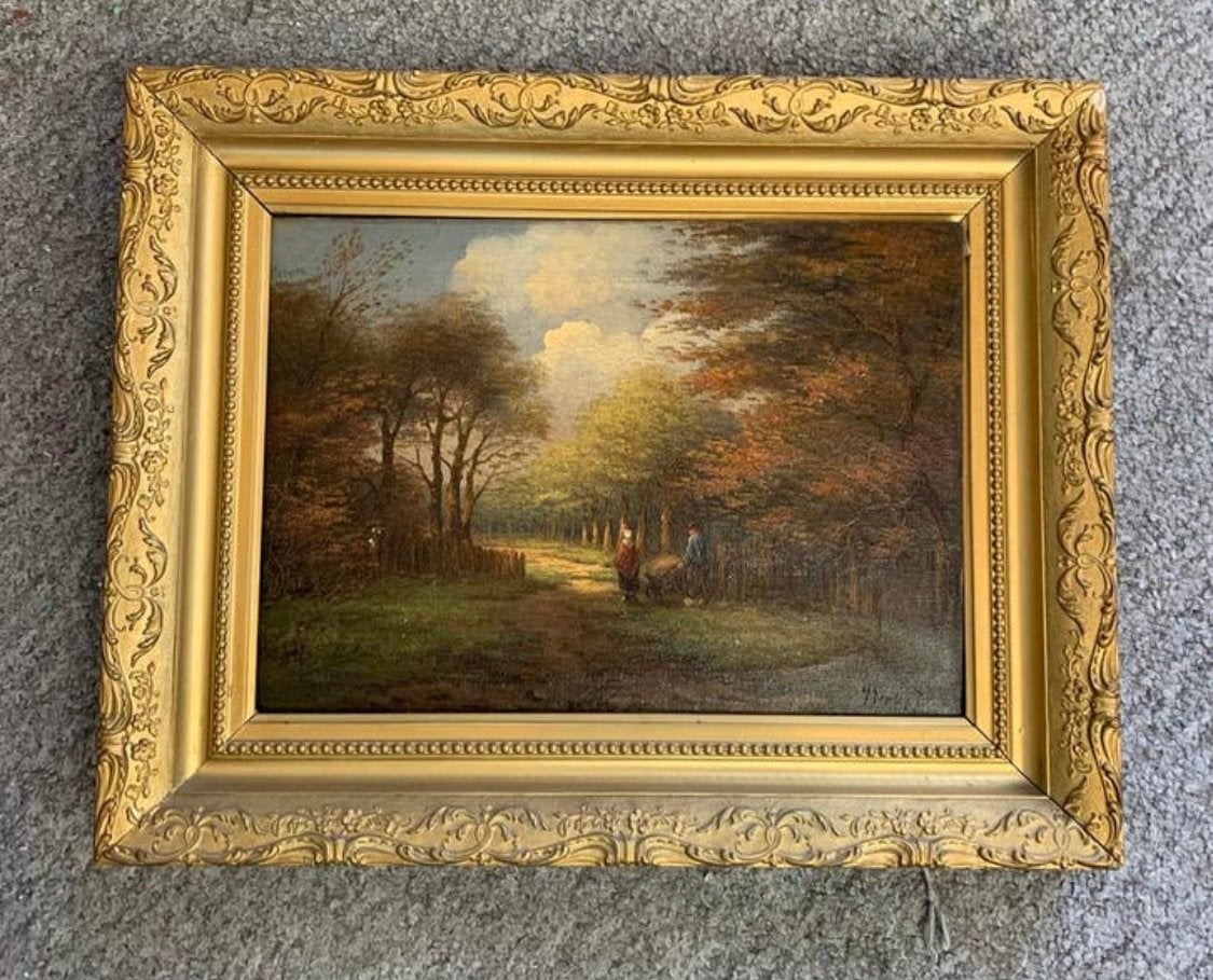 Schilderij olieverf op doek kunstenaar Jan Ten Cate, Ophalen of Verzenden
