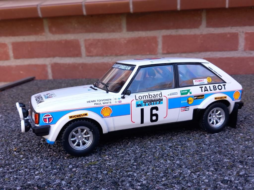 Talbot Lotus Sunbeam  RAC Rally 1980  #16 H. Toivonen, Ophalen of Verzenden, Nieuw, Auto, Overige merken