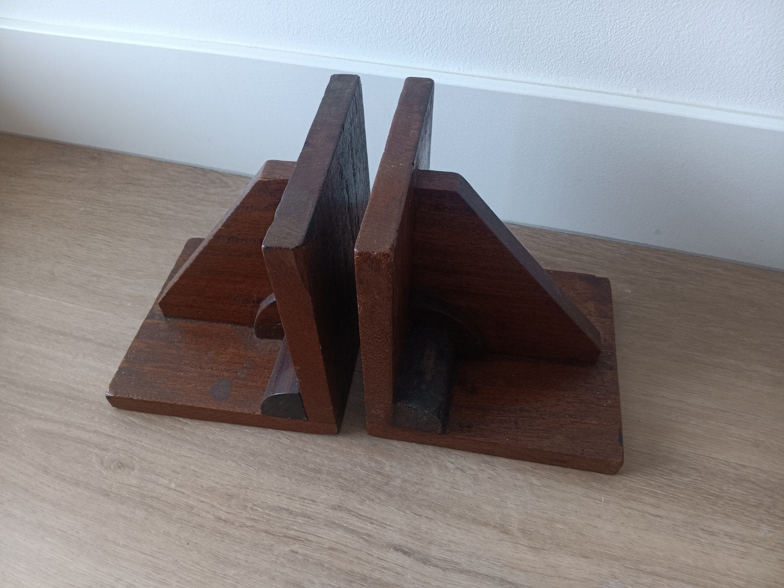 Kubistische Boekensteunen - Amsterdamse School Stijl, Ophalen of Verzenden