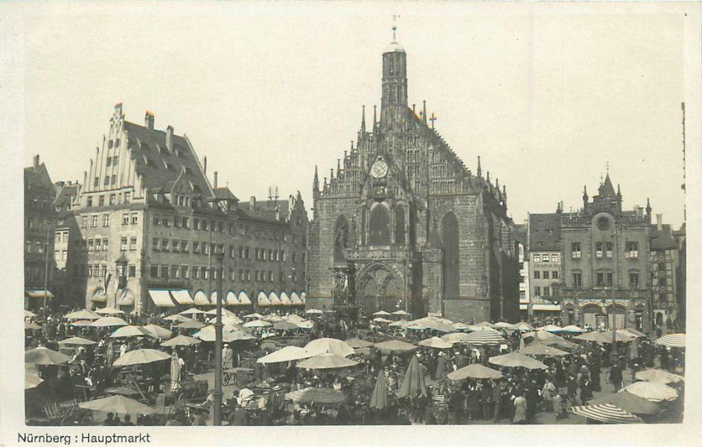 701-292-005 Nurnberg Hauptmarkt, Verzenden, Voor 1920, Duitsland
