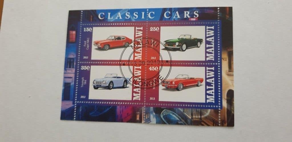 5323 malawi classic cars  ..Triumph tr4 - ford capri mk1 -, Verzenden, Auto's