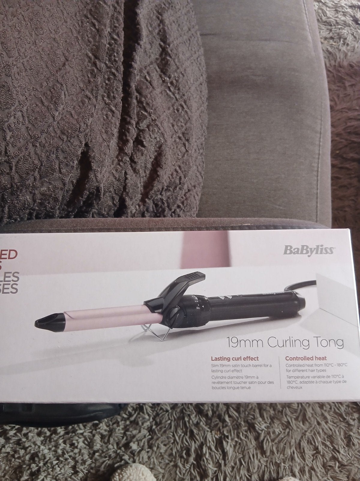 BaByliss 19mm Krultang - Nieuw in doos, Ophalen of Verzenden, Nieuw, Krultang of Stijltang