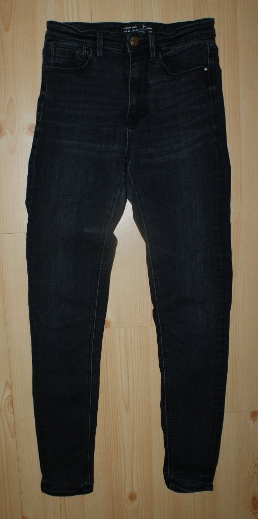 Stradivarius stretch jeans broek maat 170 (36) met 3 zakken, Broek, Gebruikt, Meisje, Ophalen of Verzenden