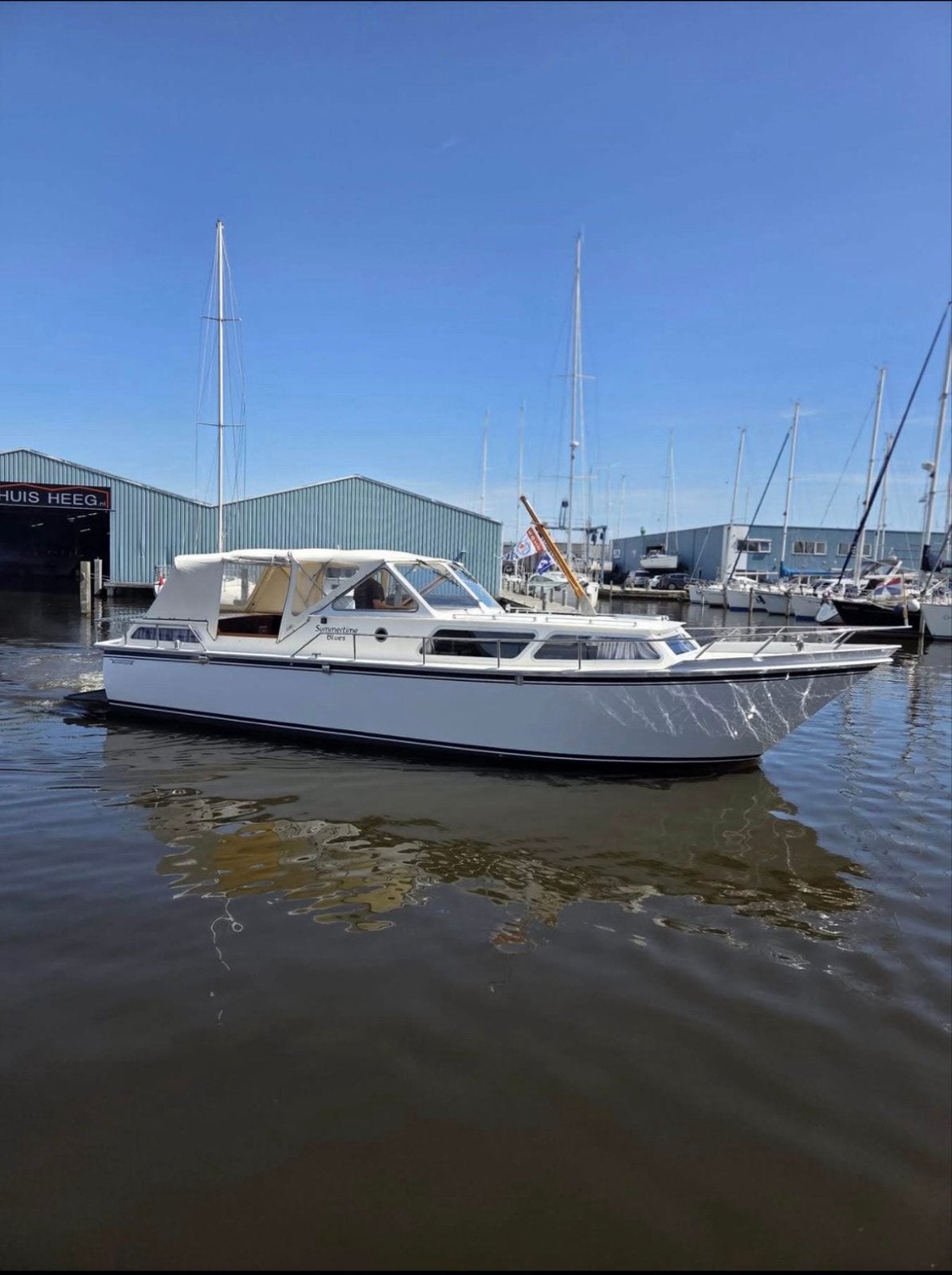 Valkkruiser Sport Cabrio 10.50 - Compleet & Vaarklaar, Watersport en Boten, Overige merken, Gebruikt, Binnenboordmotor, Diesel