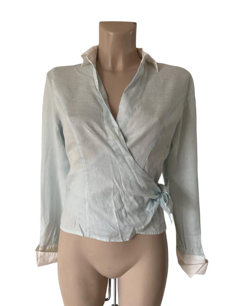 Josephine & Co blouse S, Maat 38/40 (M), Blauw, Ophalen of Verzenden, Zo goed als nieuw