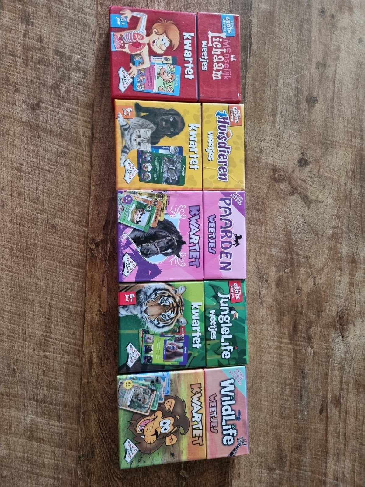 Kwartet spellen - Gebruikt maar compleet en in goede staat, Ophalen of Verzenden, Gebruikt