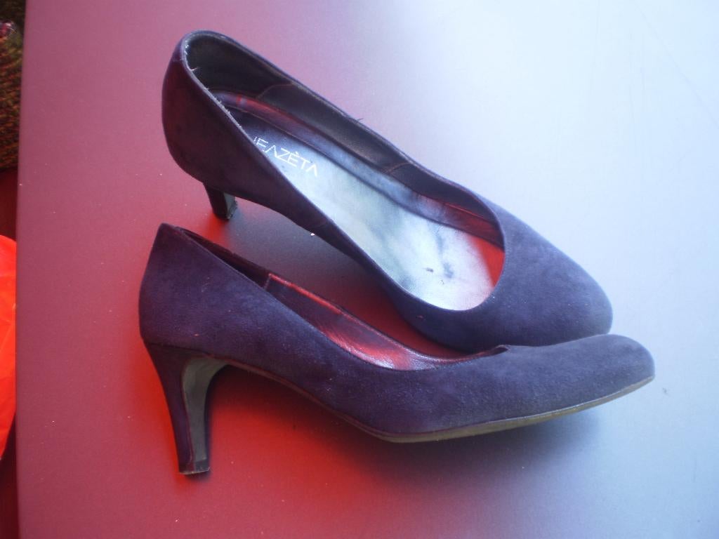LINEA ZETA leren schoenen maat 39, Kleding | Dames, Schoenen, Blauw, Ophalen of Verzenden, Zo goed als nieuw, Linea Zeta